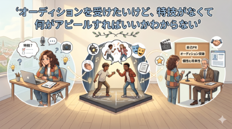オーディション自己PR「特技がない」を強みに変える方法と例文集