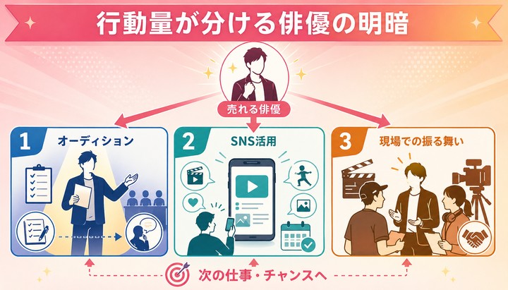 売れる俳優 売れない俳優 違い