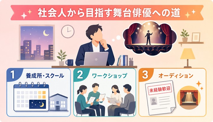 舞台俳優 になるには
