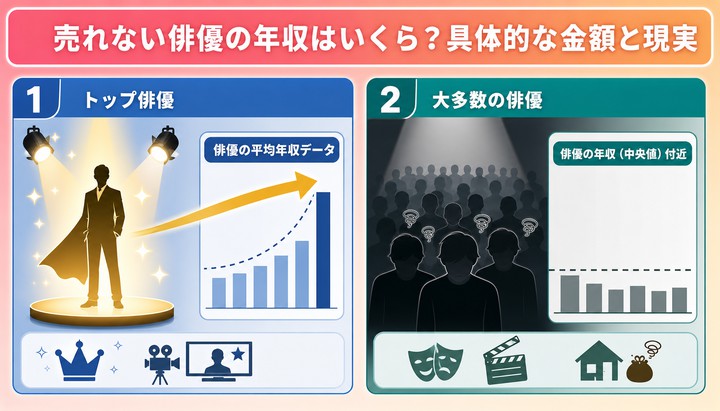 売れない俳優 年収