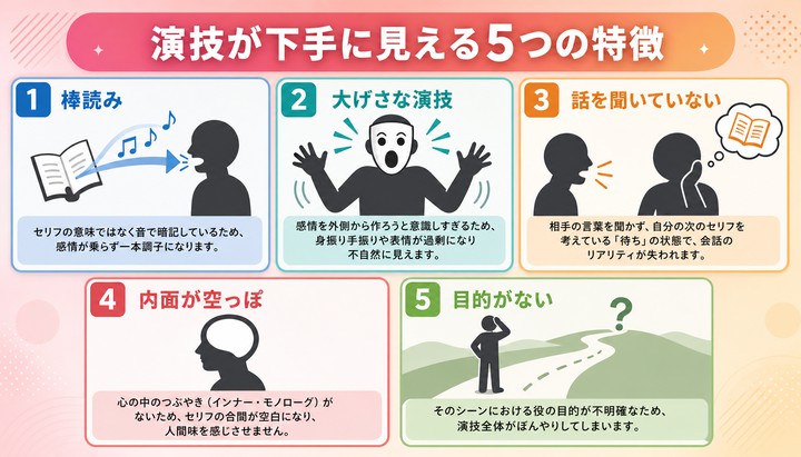 演技 下手 原因