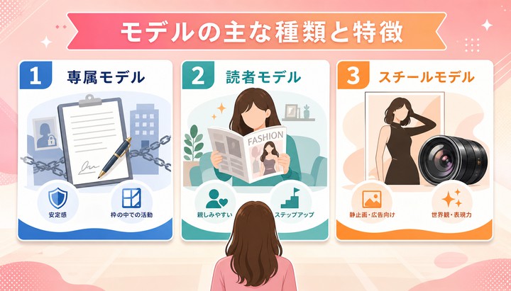 モデル になるには