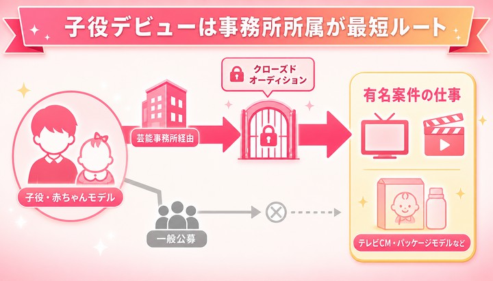 子役・赤ちゃんモデルになるには