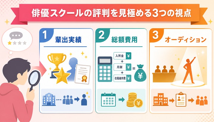 俳優スクール 評判