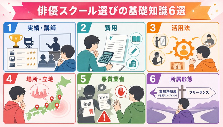 俳優スクール おすすめ 比較