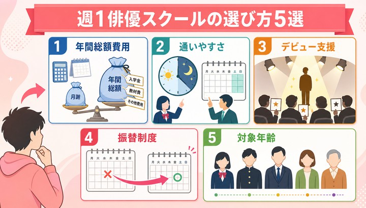 俳優スクール 週1