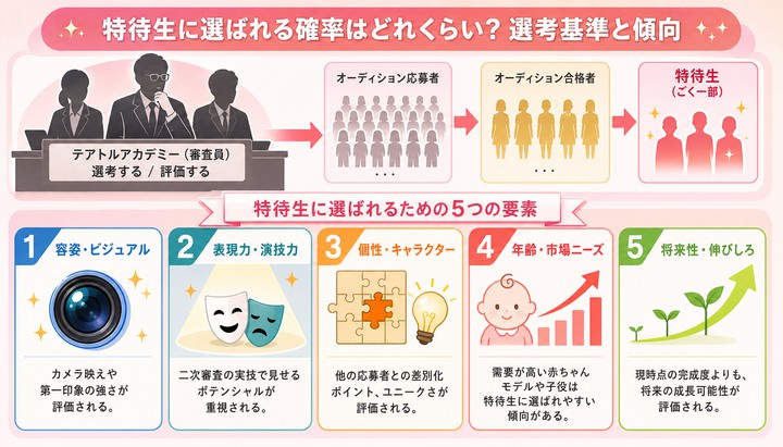 テアトルアカデミー 特待生
