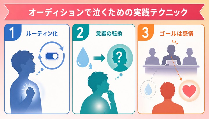 泣く演技 コツ