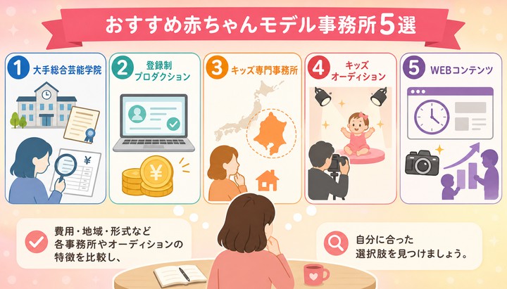 赤ちゃんモデル になるには