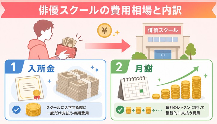 俳優スクール 費用