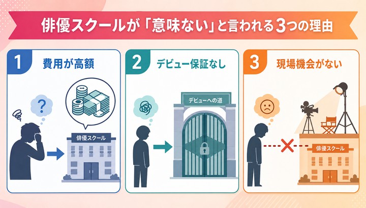 俳優スクール 意味ない