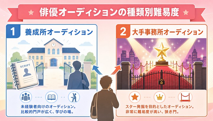 俳優オーディション 倍率