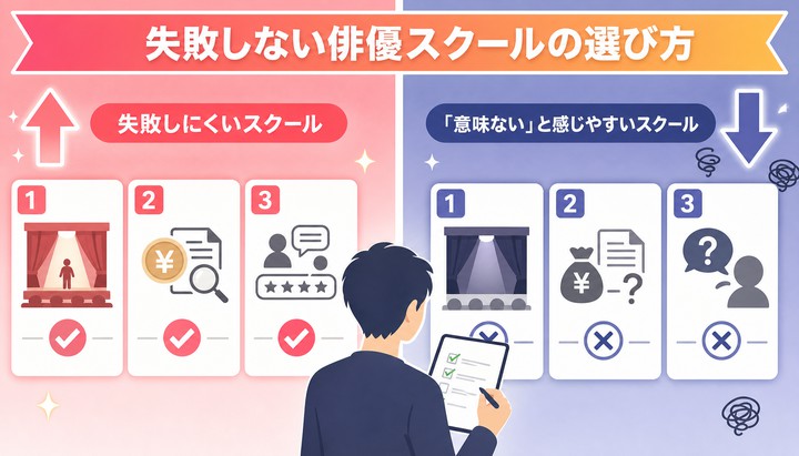 俳優スクール 意味ない
