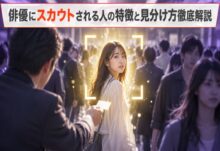 俳優にスカウトされる人の特徴とは？確率・場所・見分け方を徹底解説