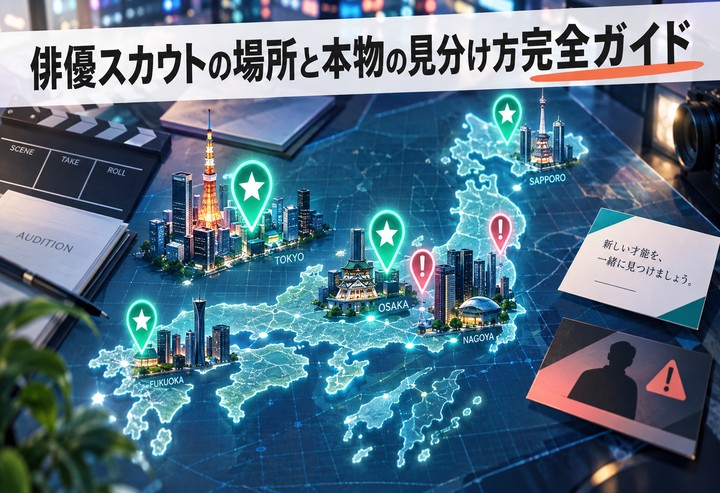 俳優スカウトの場所は？東京・地方の穴場と本物の見分け方2026