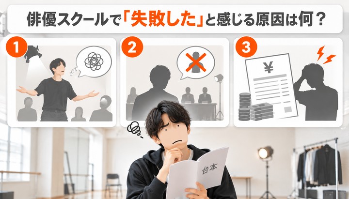 俳優スクール 失敗