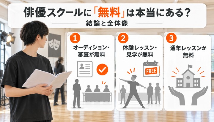 俳優スクール 無料
