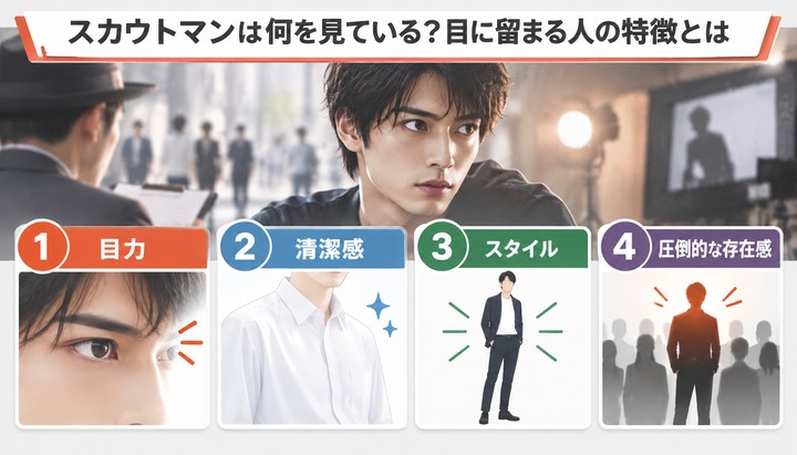 スカウトマンは何を見ている？目に留まる人の特徴とは