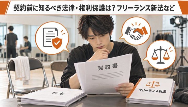 契約前に知るべき法律・権利保護は？フリーランス新法など