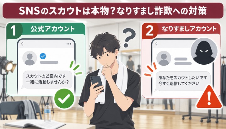 SNSのスカウトは本物？なりすまし詐欺への対策