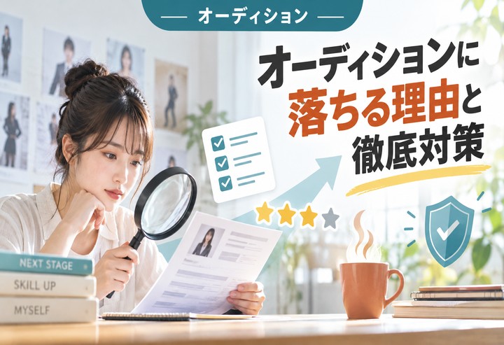 オーディションに落ちる理由7選｜2026年最新・対策と注意点